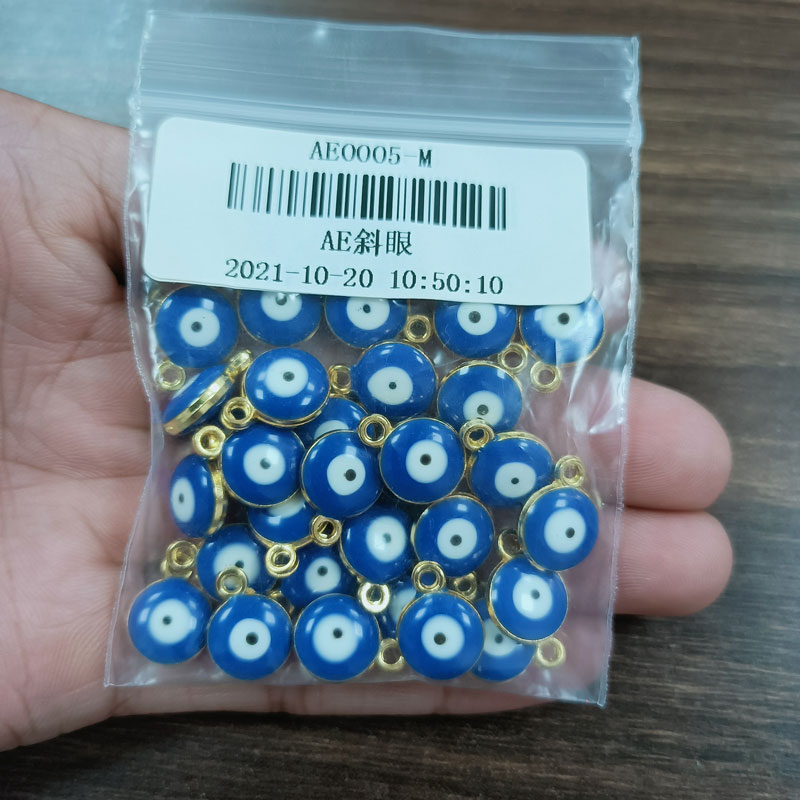 Men Accessories Evil Eye - 100 Stück 10mm Klassische Türkische Böser-Blick-Anhänger