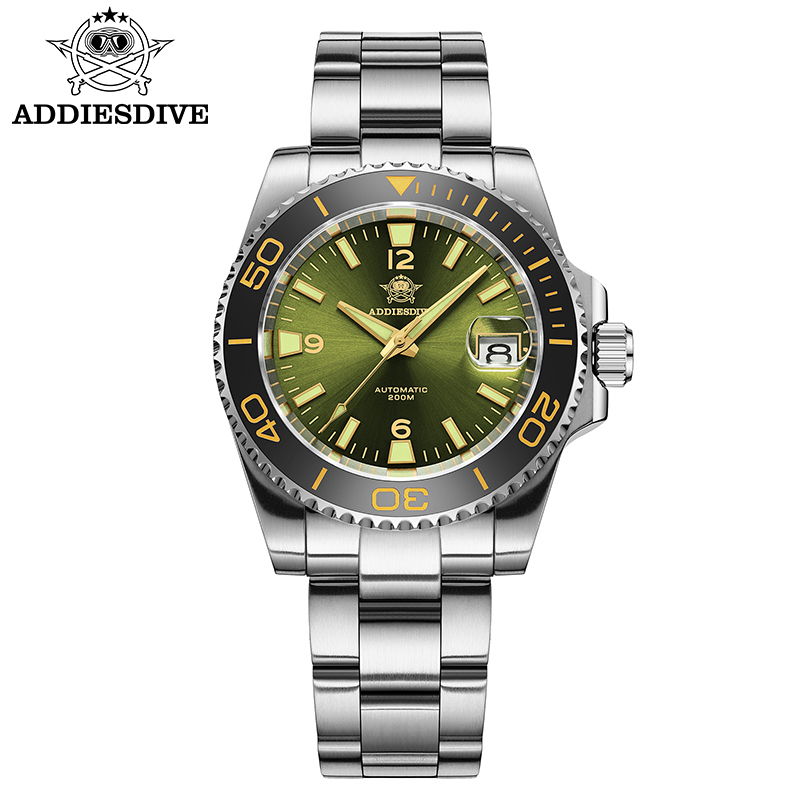 Men Accessories Jewelry - ADDIESDIVE Neue Tauchgeschenkuhr Herren 8215 Automatik