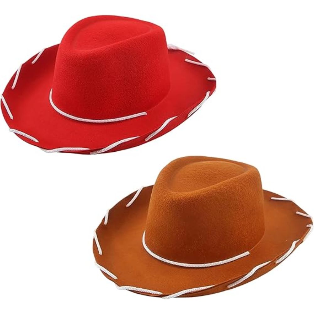 Men Accessories Kit - Fantasia Woody Jessie Cosplay Filzhut Mütze