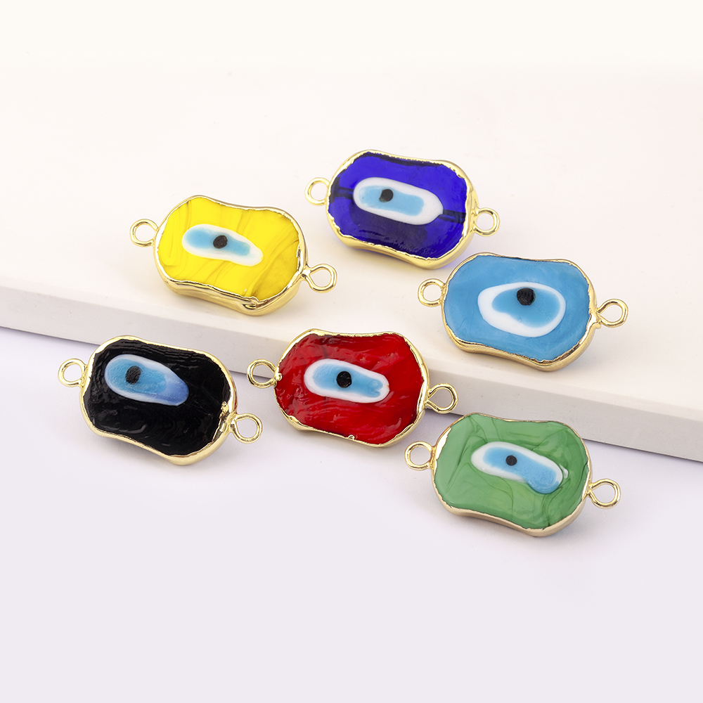 Men Accessories Evil Eye - Speziell geformter, bunter Evil-Eye-Anhänger, 6 Stile,