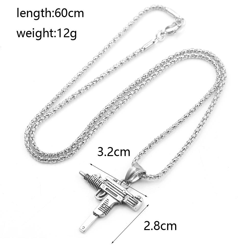 Punk Uzi Pistolen-Maschinengew – Men Accessories Jewelry Bewertung und Preis
