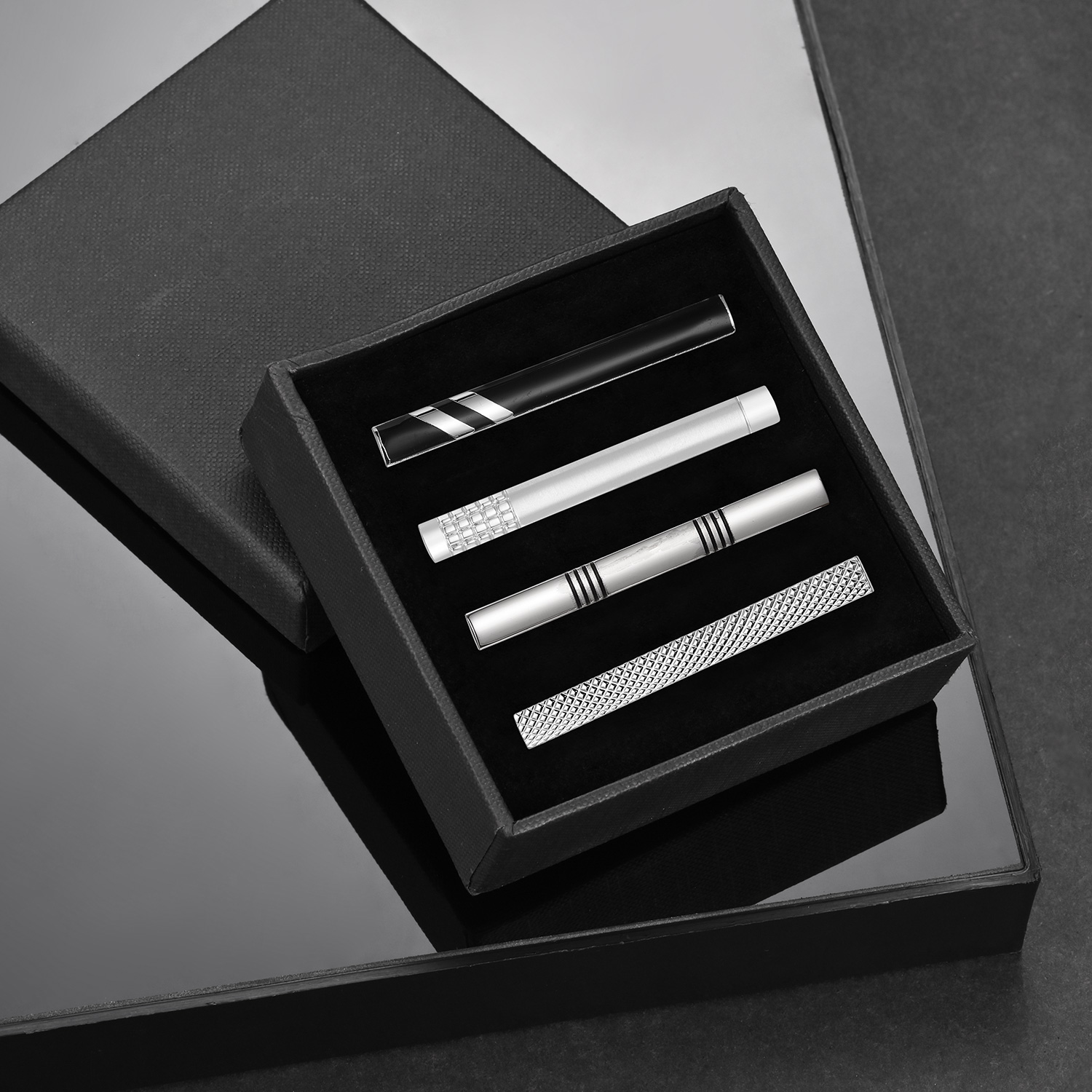 Krawattenklammer für Männer, B – Cufflink Box Set Bewertung und Preis