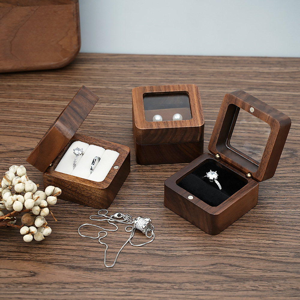Solide Ringbox aus schwarzem W – Cufflink Box Set Bewertung und Preis
