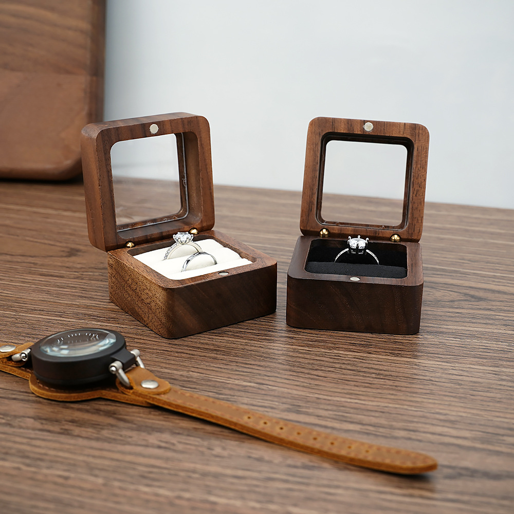 Solide Ringbox aus schwarzem W – Cufflink Box Set Bewertung und Preis