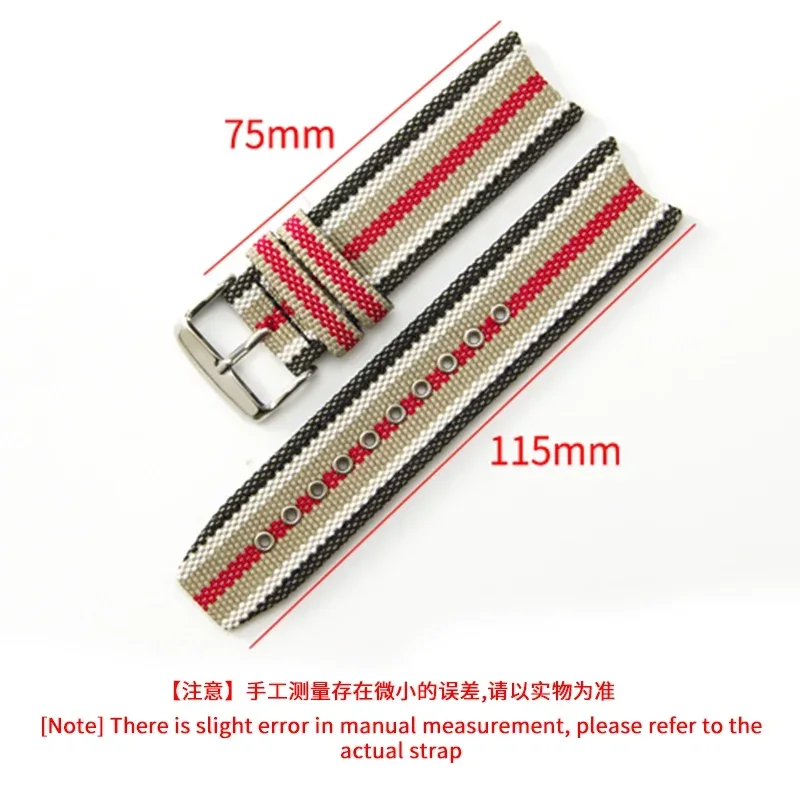 Gewebte Nylon-Uhren armbänder  – Men'S Accessories Burberry Bewertung und Preis