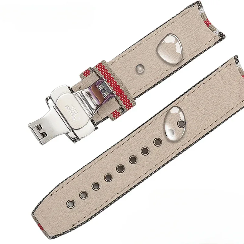 Gewebte Nylon-Uhren armbänder  – Men'S Accessories Burberry Bewertung und Preis