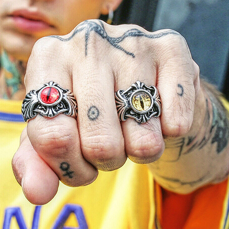 Retro Reben bösen Blick Ring f – Men Accessories Evil Eye Bewertung und Preis