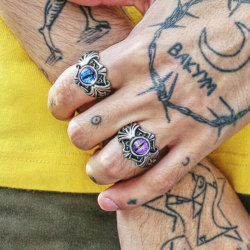 Retro Reben bösen Blick Ring f – Men Accessories Evil Eye Bewertung und Preis