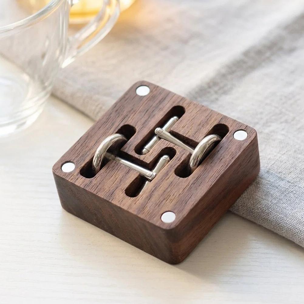 Walnuss-Manschettenknopfbox Ma – Cufflink Box Set Bewertung und Preis