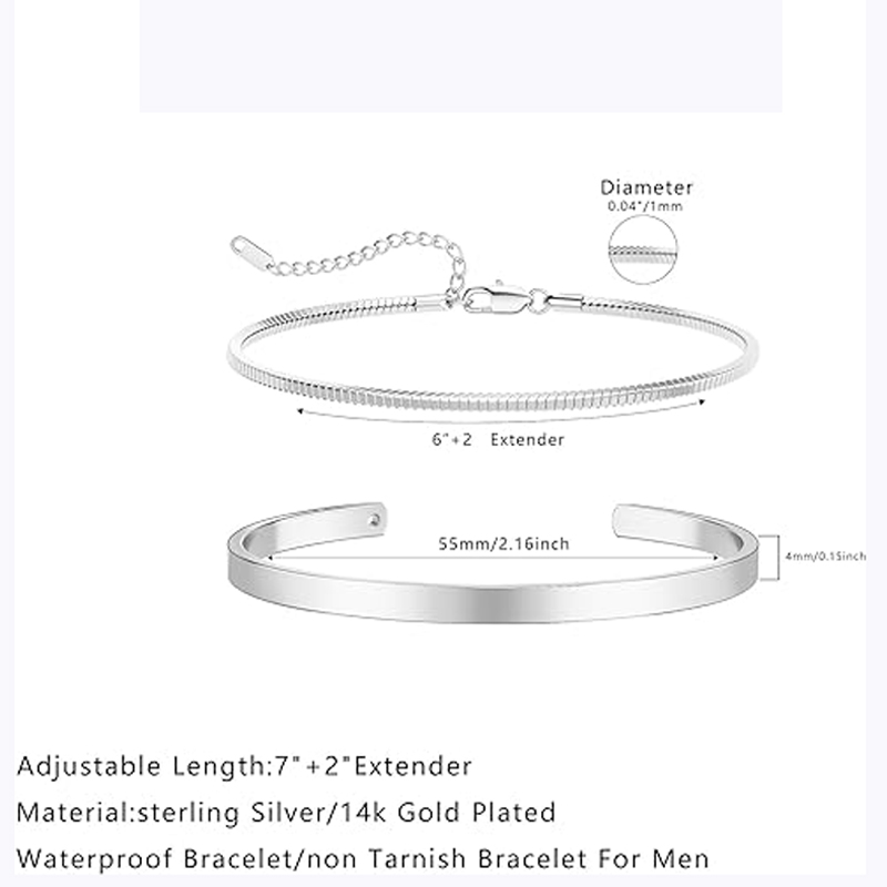 Stapelbare Armbänder für Herre – Cufflink Box Set Bewertung und Preis