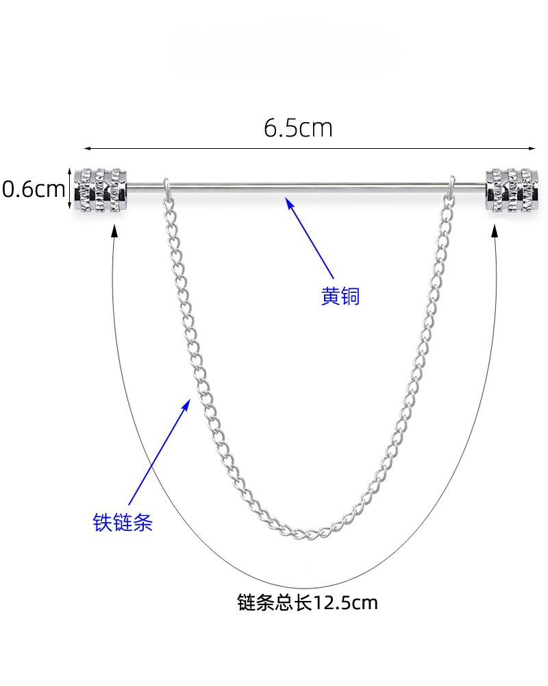 Neue Herrenbrosche für Hemden  – Men Accessories Jewelry Bewertung und Preis